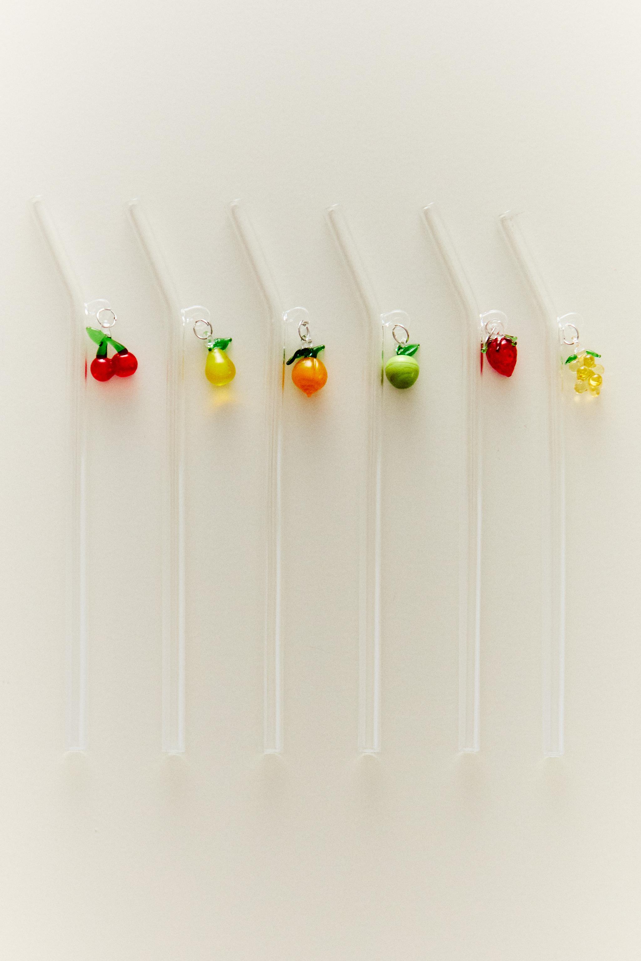 LOT PAILLES BOROSILICATE FRUITS (LOT 6)